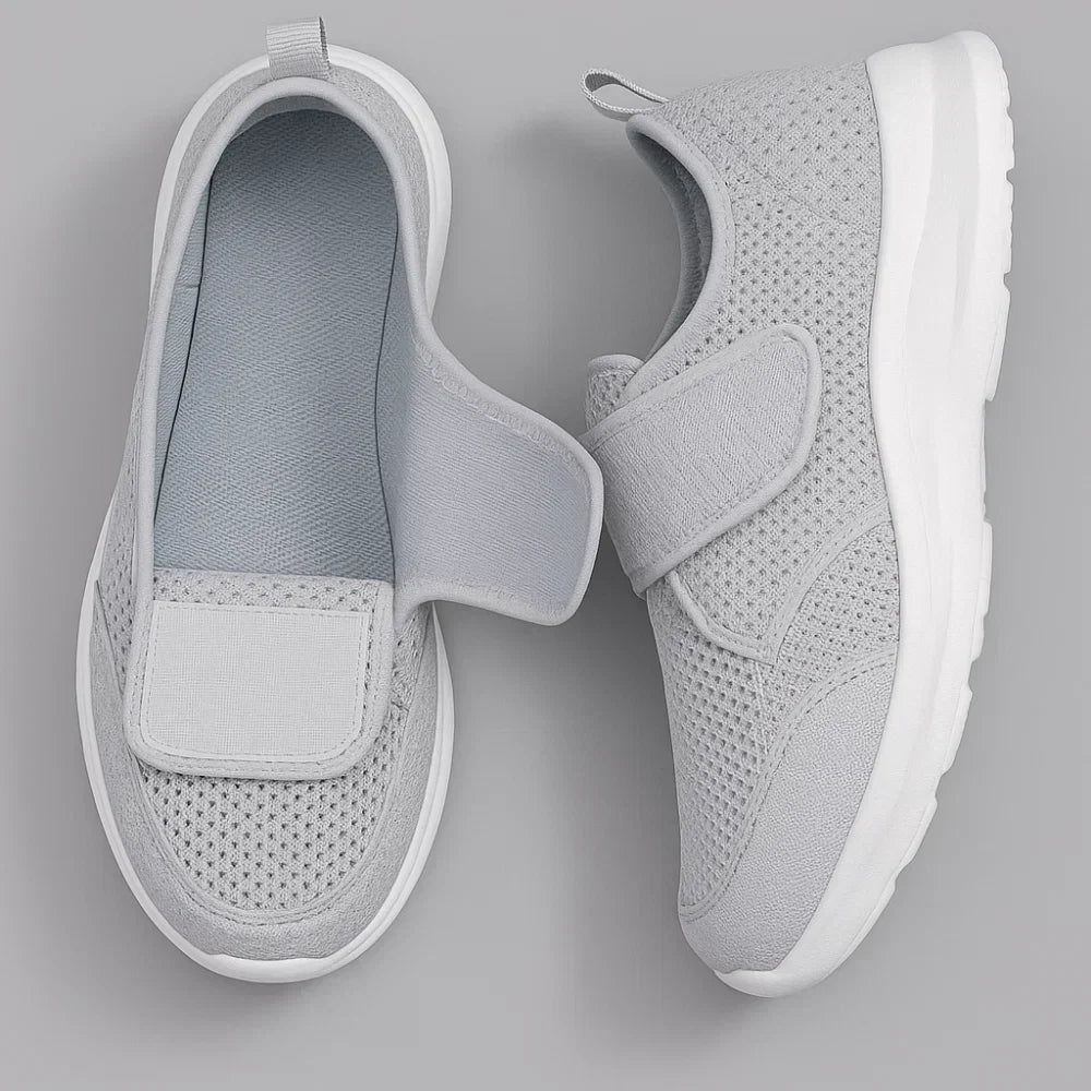 Hazel | Women's Slip-On Trainers | Touch-Fasten Strap · Eltrendio