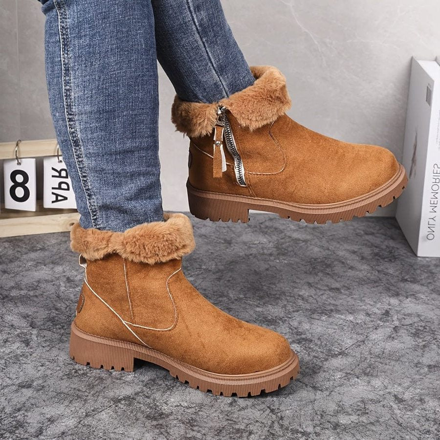 Hazel | Women's Zip-Up Ankle Boots | Side Zip · Eltrendio
