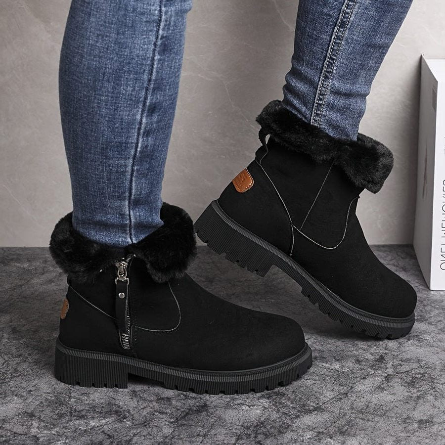 Hazel | Women's Zip-Up Ankle Boots | Side Zip · Eltrendio