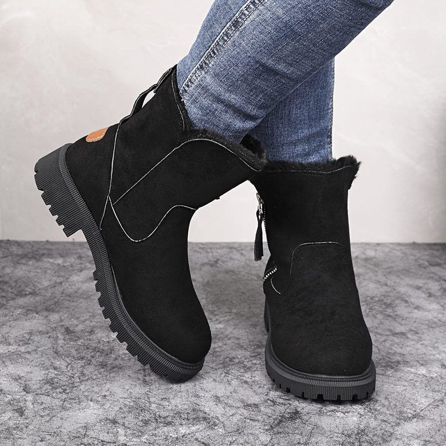 Hazel | Women's Zip-Up Ankle Boots | Side Zip · Eltrendio