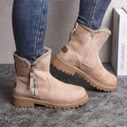 Hazel | Women's Zip-Up Ankle Boots | Side Zip · Eltrendio