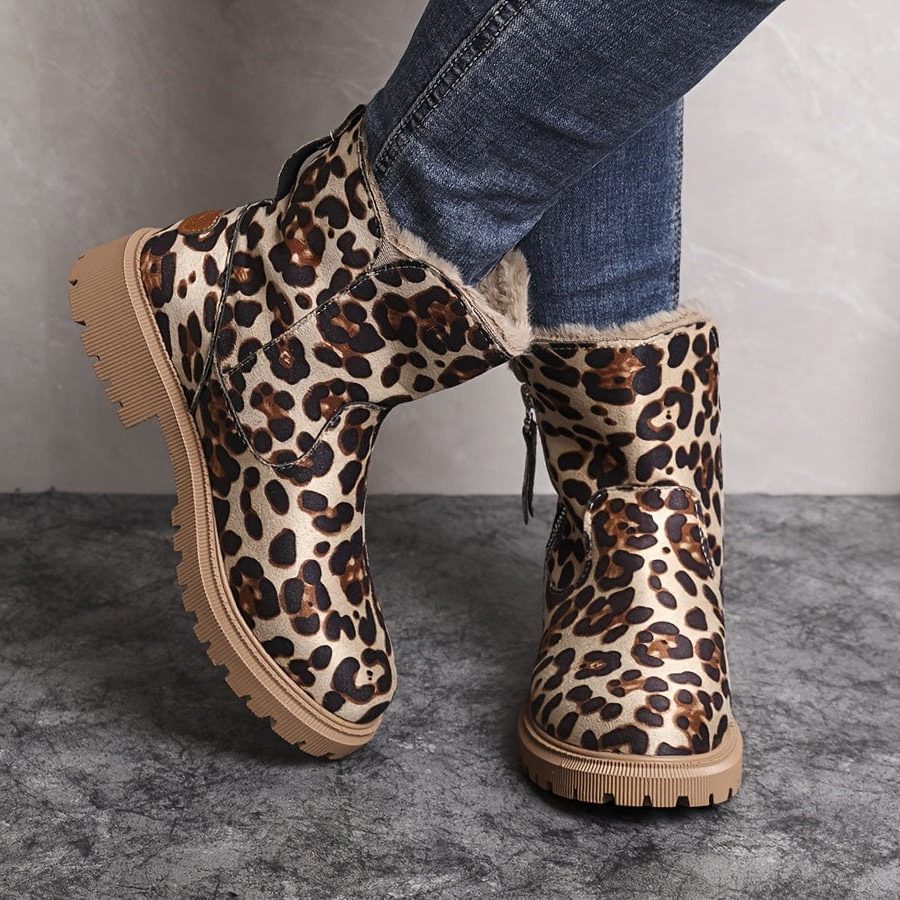Hazel | Women's Zip-Up Ankle Boots | Side Zip · Eltrendio