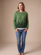 Heather | Women's Crew Neck Jumper | Fair Isle · Eltrendio