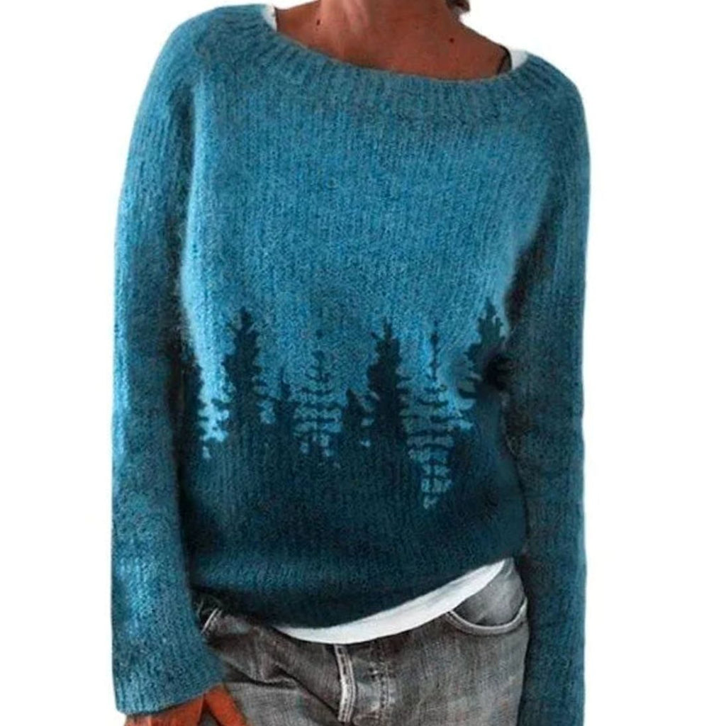 Heather | Women's Crew Neck Jumper | Fair Isle · Eltrendio