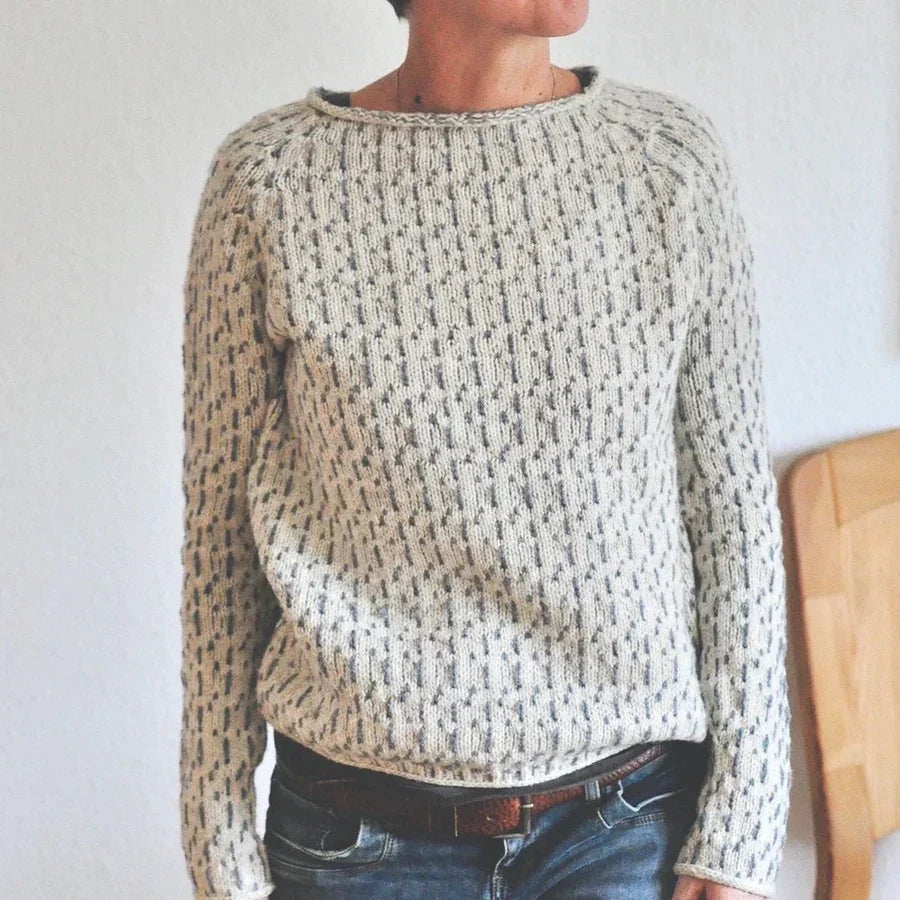 Heather | Women's Crewneck Jumper | Knitted · Eltrendio