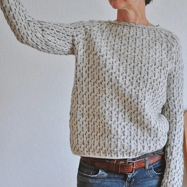 Heather | Women's Crewneck Jumper | Knitted · Eltrendio