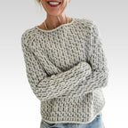 Heather | Women's Crewneck Jumper | Knitted · Eltrendio