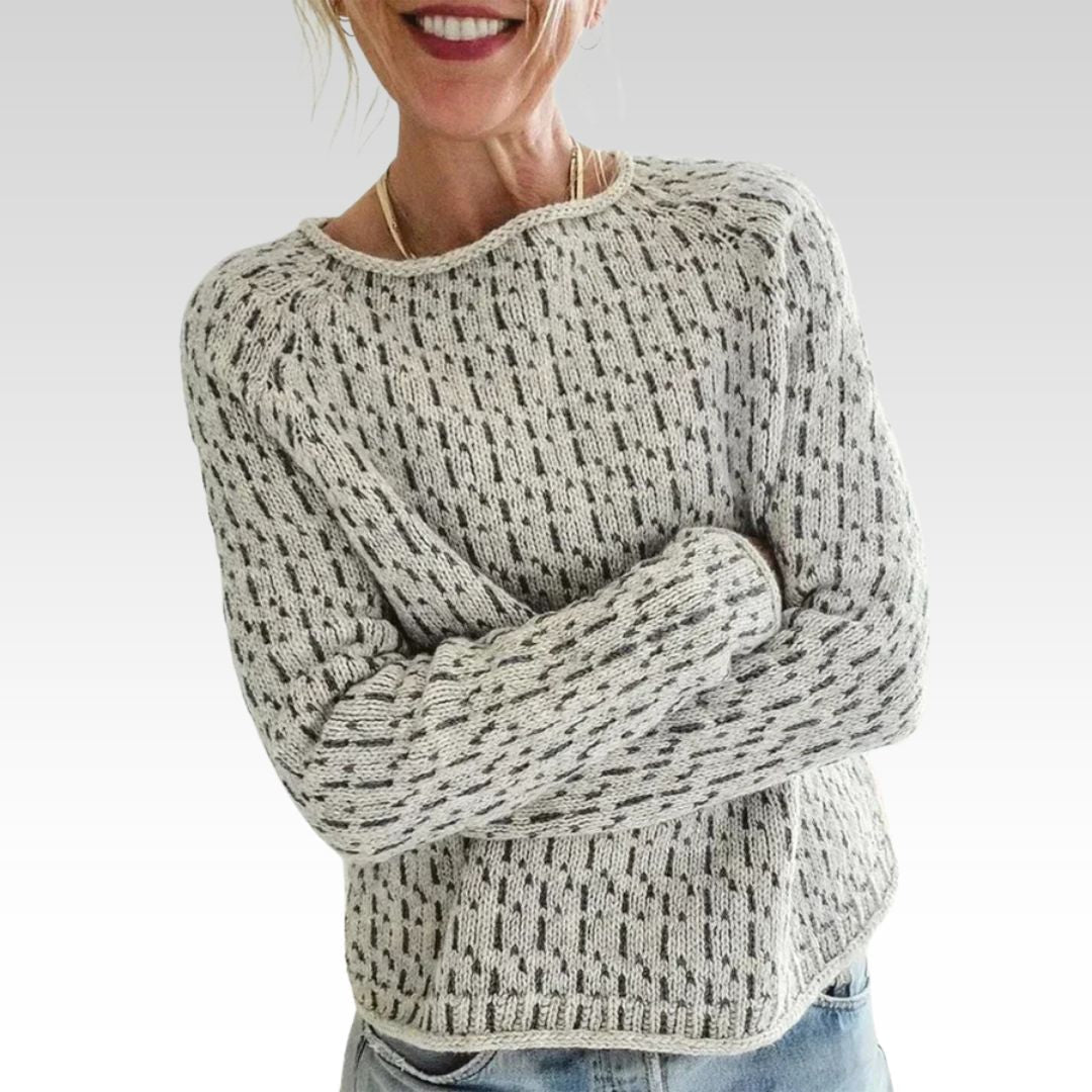 Heather | Women's Crewneck Jumper | Knitted · Eltrendio