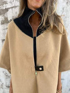 Heather | Women's Hooded Jacket | Contrast Trim · Eltrendio