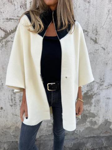 Heather | Women's Hooded Jacket | Contrast Trim · Eltrendio