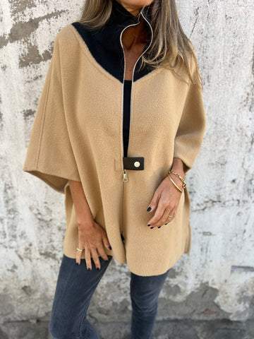 Heather | Women's Hooded Jacket | Contrast Trim · Eltrendio