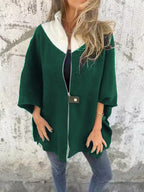 Heather | Women's Hooded Jacket | Contrast Trim · Eltrendio