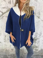 Heather | Women's Hooded Jacket | Contrast Trim · Eltrendio