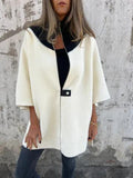 Heather | Women's Hooded Jacket | Contrast Trim · Eltrendio