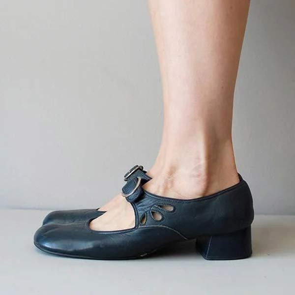 Heather | Women's Mary Jane Shoes | Buckle Strap · Eltrendio
