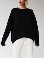 Heather | Women's Oversized Jumper | Ribbed Trim · Eltrendio