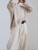 Heather | Women's Oversized Jumper | Ribbed Trim · Eltrendio