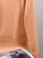 Heather | Women's V-Neck Cardigan | Heart Buttons · Eltrendio