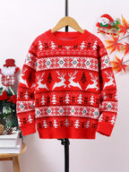 Holly | Kids' Crew Neck Christmas Jumper | Fair Isle · Eltrendio