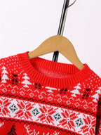 Holly | Kids' Crew Neck Christmas Jumper | Fair Isle · Eltrendio