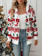 Holly | Women's Zip-Up Hoodie | Fleece Christmas · Eltrendio