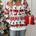 Holly | Women's Zip-Up Hoodie | Fleece Christmas · Eltrendio