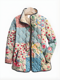 Imogen | Women's Quilted Jacket | Floral Patchwork · Eltrendio