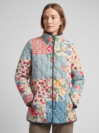 Imogen | Women's Quilted Jacket | Floral Patchwork · Eltrendio