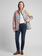 Imogen | Women's Quilted Jacket | Floral Patchwork · Eltrendio