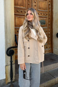 Imogen | Women's Short Trench Coat | Double-Breasted · Eltrendio