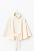 Isabelle | Women's Cape Coat | Belted Waist · Eltrendio