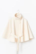 Isabelle | Women's Cape Coat | Belted Waist · Eltrendio