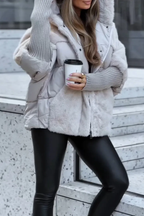 Isabelle | Women's Hooded Puffer Jacket | Ribbed Cuffs · Eltrendio