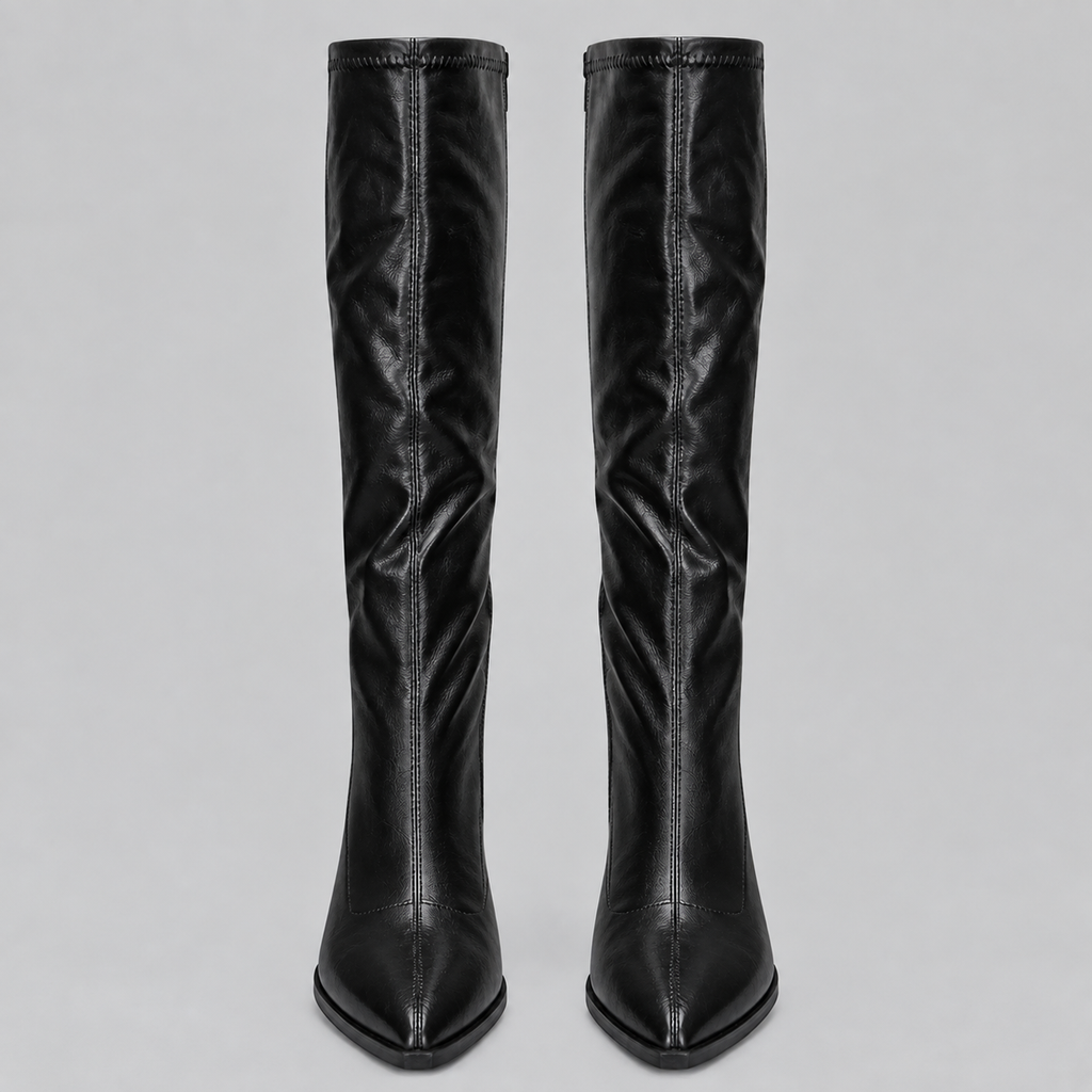 Isabelle | Women's Knee-High Boots | Block Heel · Eltrendio