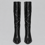 Isabelle | Women's Knee-High Boots | Block Heel · Eltrendio