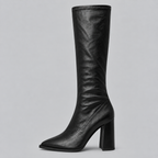 Isabelle | Women's Knee-High Boots | Block Heel · Eltrendio