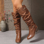 Isabelle | Women's Knee-High Boots | Buckle Detail · Eltrendio