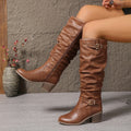 Isabelle | Women's Knee-High Boots | Buckle Detail · Eltrendio
