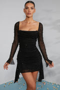 Isabelle | Women's Ruched Mini Going Out Dress | Wedding Guest · Eltrendio