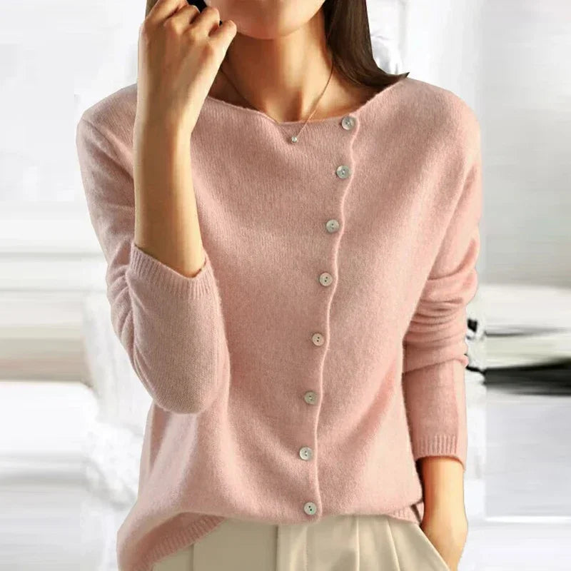 Isla | Women's Button-Up Cardigan | Knitted · Eltrendio