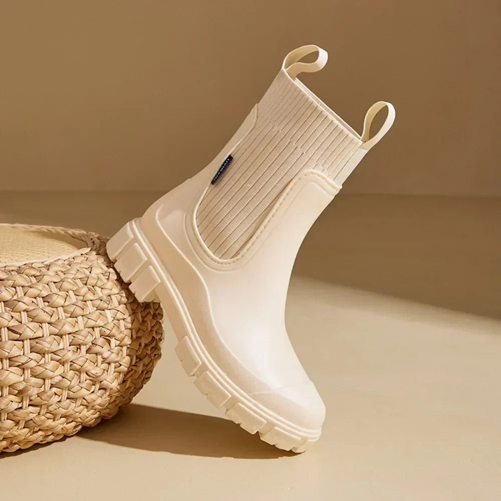 Isla | Women's Chelsea Rain Boots | Chunky Sole · Eltrendio