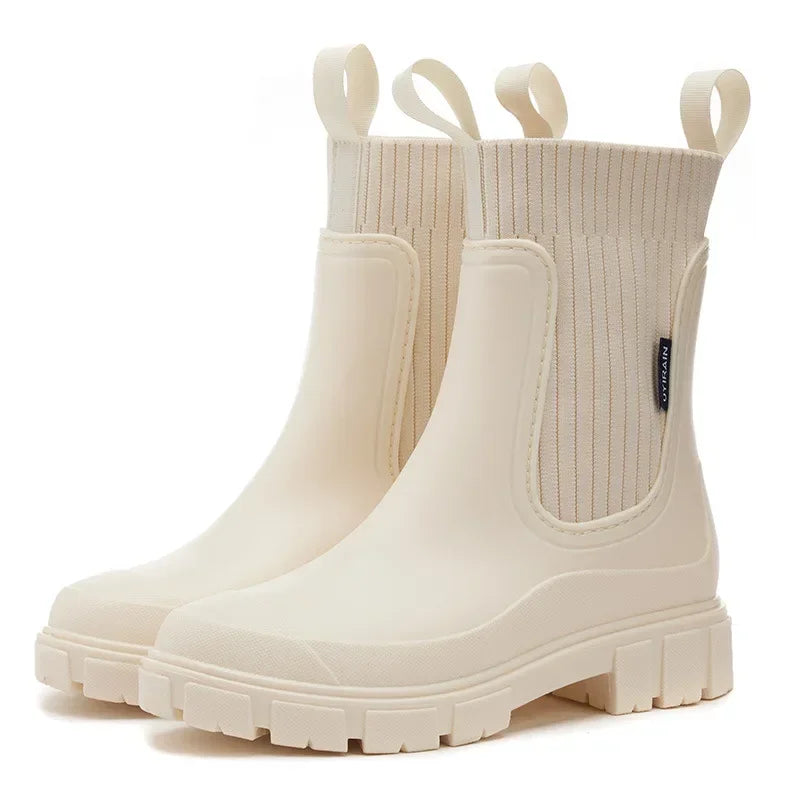 Isla | Women's Chelsea Rain Boots | Chunky Sole · Eltrendio