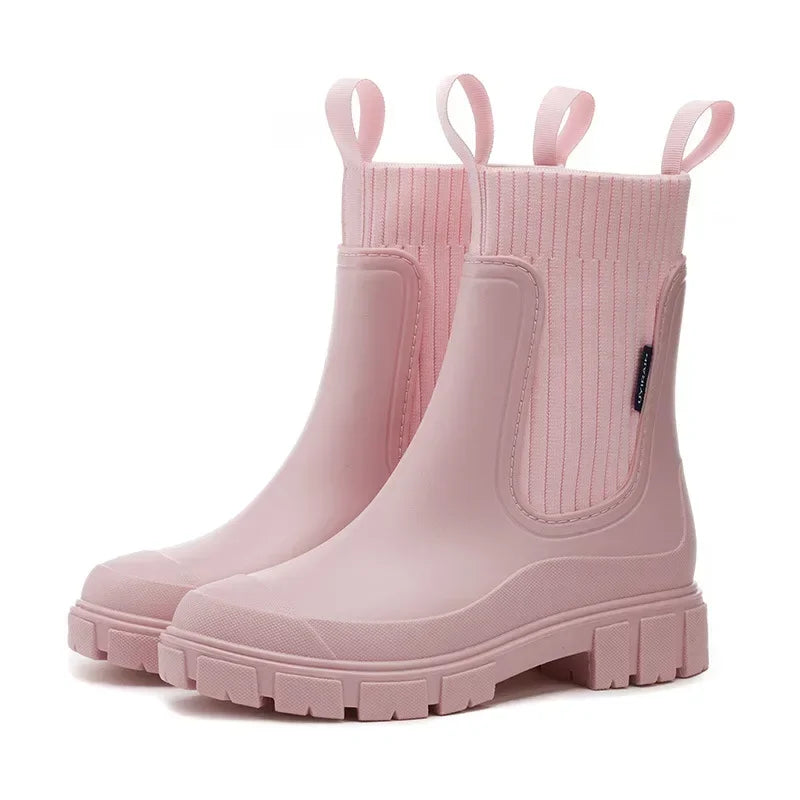 Isla | Women's Chelsea Rain Boots | Chunky Sole · Eltrendio