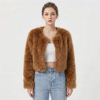 Isla | Women's Cropped Jacket | Open Front · Eltrendio