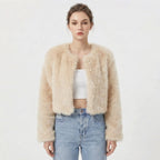 Isla | Women's Cropped Jacket | Open Front · Eltrendio