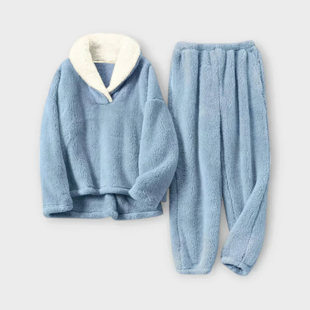Isla | Women's Fleece Pyjama Set | Plush Warm · Eltrendio