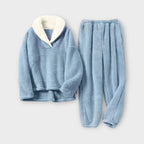 Isla | Women's Fleece Pyjama Set | Plush Warm · Eltrendio