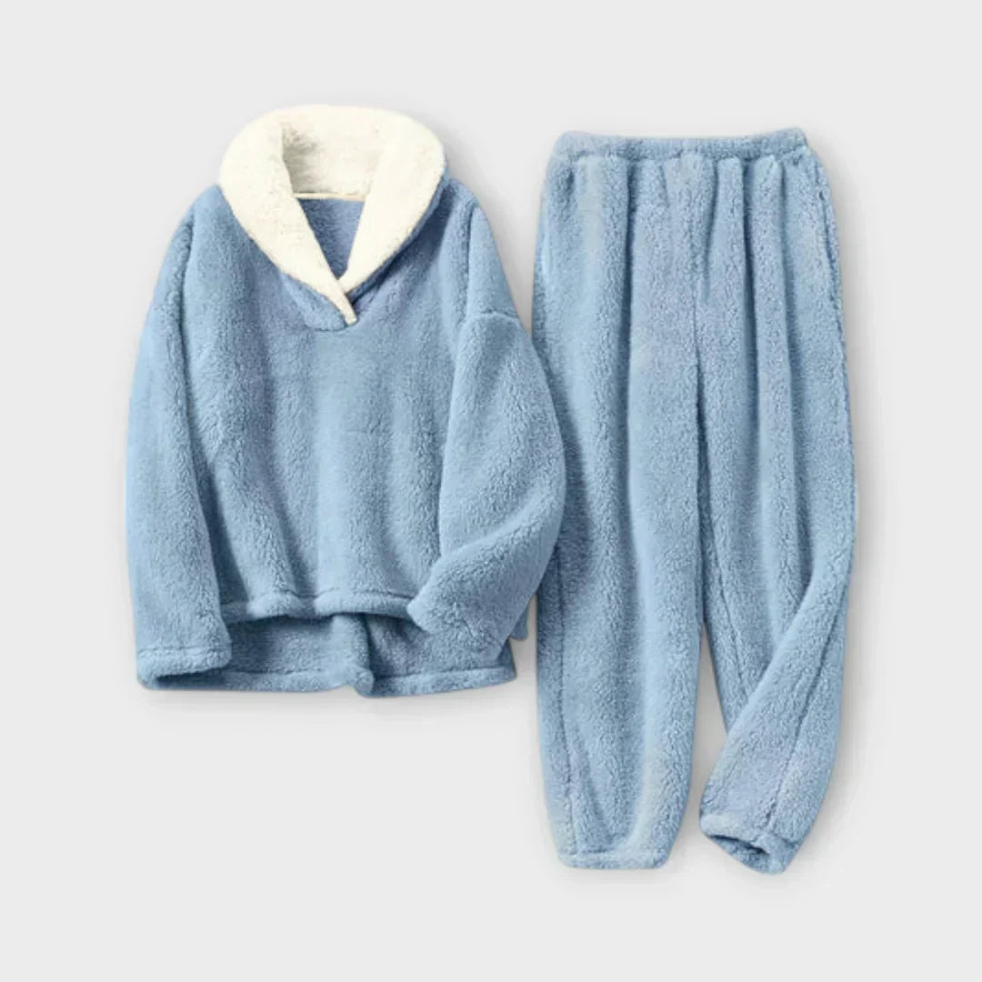 Isla | Women's Fleece Pyjama Set | Plush Warm · Eltrendio