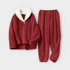 Isla | Women's Fleece Pyjama Set | Plush Warm · Eltrendio