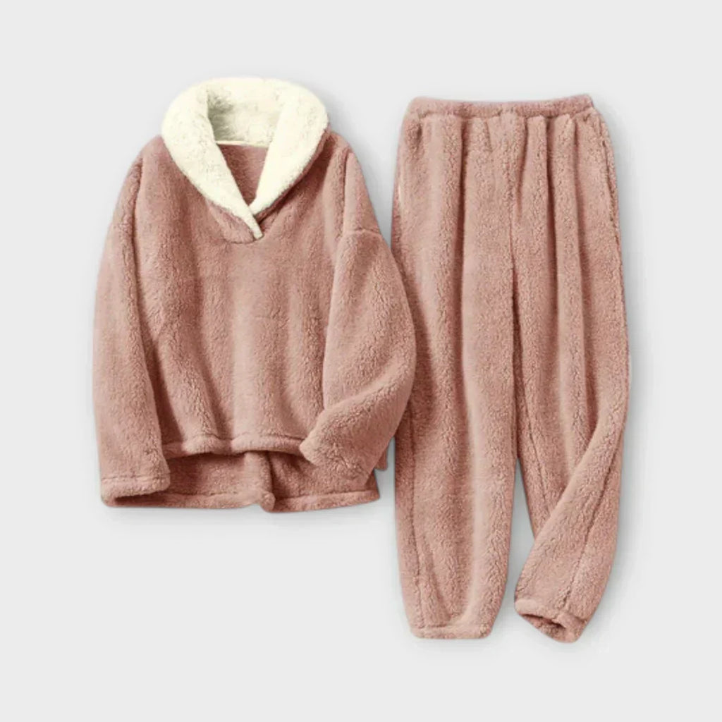 Isla | Women's Fleece Pyjama Set | Plush Warm · Eltrendio